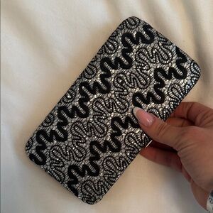 Claire's Black and Silver Wallet